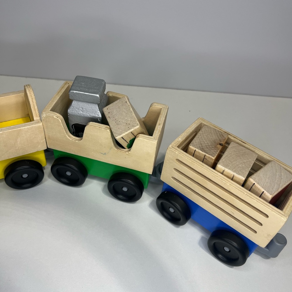 Melissa & Doug Wooden Train Set - Picture 3 of 13